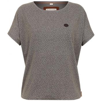 Blitz‑Bumm Damen Kurzarm – Naketano Heritage Dunkelgrau Melange XS