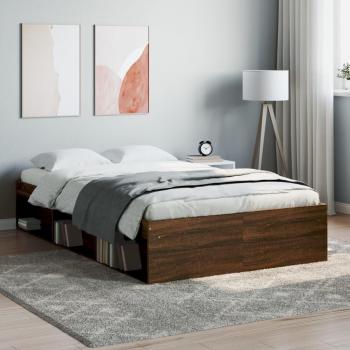 Cadre de lit haut de gamme Prolenta Premium, couleur chêne, 120 × 190 cm