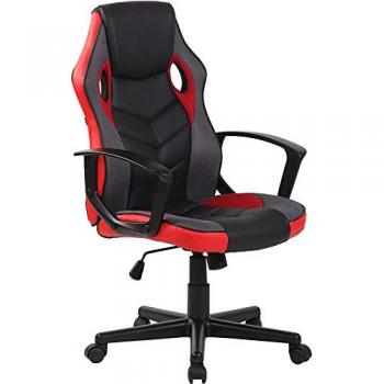 Bureau Gaming Chair Glendale CLP – Réglable, confortable, couleur rouge