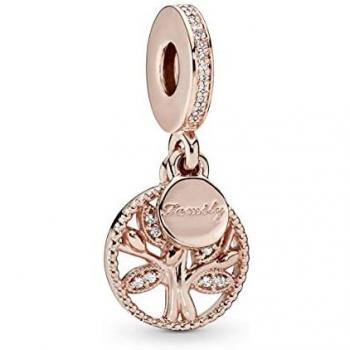 Pandora Pandora Rose Joyería Charm colgante Árbol Familiar 781728CZ , para Mujer