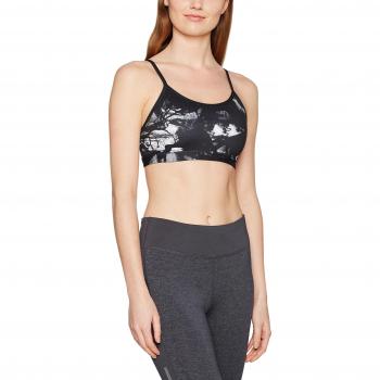 Sujetador Deportivo Reebok Hero Rebel Aop, Mujer, Talla M, Negro