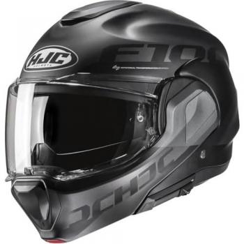 Casco Moto HJC F100 Hetal MC5SF Nero Grigio XL