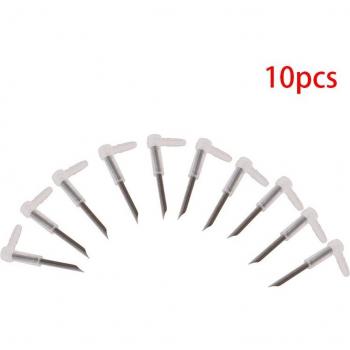 4/10pcs Ink Tube L Bend Elbow Connector with Steel Needle