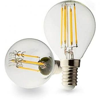LED Filament ILLU Drop Shape E14 4W 2700K 350lm 360° Dimmable Clear