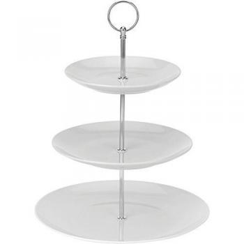 3-stöckige Porzellan Etagere