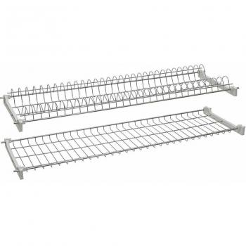 Escurridor de Platos Alto 86 cm con Soporte para Vasos