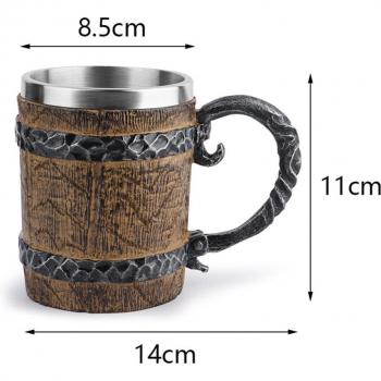 Metal Insulated Beer Mug