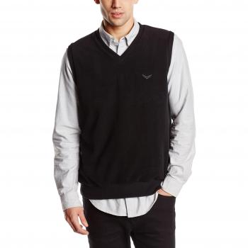 Trigema Herren Pullunder, Schwarz 008, 3XL EU
