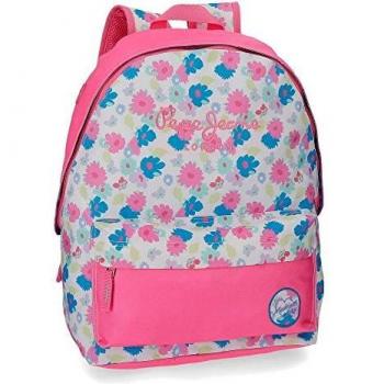 Pepe Jeans Mochila Escolar Multicolor 31x42x17,5 cms