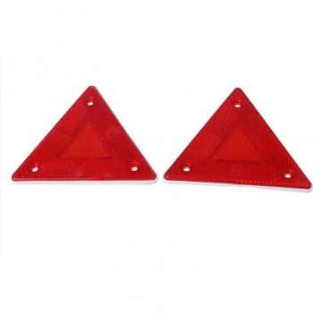 Placa de Seguridad Reflector Tricolor para Coche y Remolque