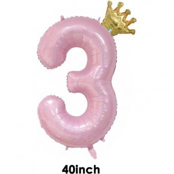 Princesse pétale 40 – Ballons chiffres fête aluminium