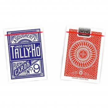 12‑Deck Tally‑Ho Circle (Blue & Red)