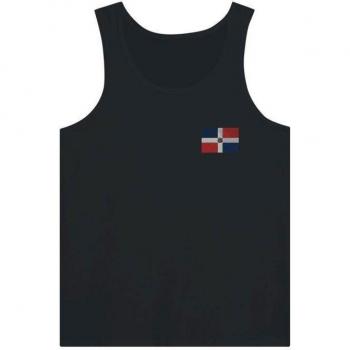 Débardeur Ajustado 100% Algodón Negro República Dominicana