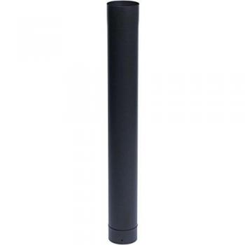 Tuyau rigide noir mat 100cm diamètre 125mm TEN