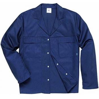 Portwest C859NARXL Mayo Jacket, Four Pockets, Regular, X-Large, Navy