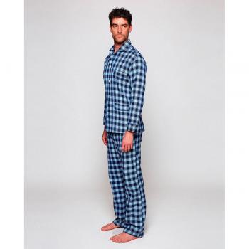 Pijama de franela cuadros para hombre Mirto