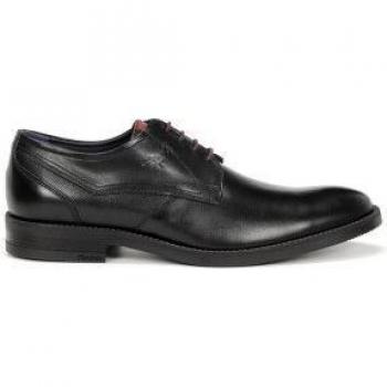 FLUCHOS F1626 Zapatos con cordones de hombre negro PIEL 523