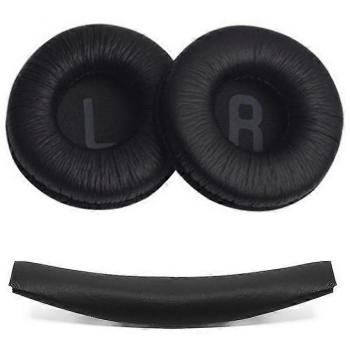 Coussinets d'oreille pour JBL T450/T500 BT, Tune600, 510BT, JR300 Black
