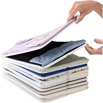 No More Mess with JeeMooTown's T-Shirt Organizers for Wardrobe, Closet Clothes Organizer for Shirts and Jumpers, Set of 20