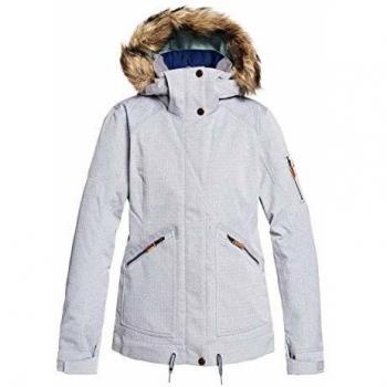 Roxy Meade Snow Jacket Femme Gris Large