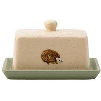 Hand-painted Hedgehog Butter Dish from English Tableware Company