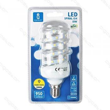 Lampadina E27 9W Spirale Bianco caldo 3000K