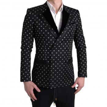 Blazer Elegante Nero Gabbana 46S