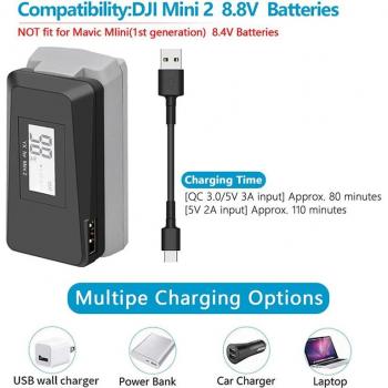 Kit de Recarga USB para DJI Mavic Mini 2