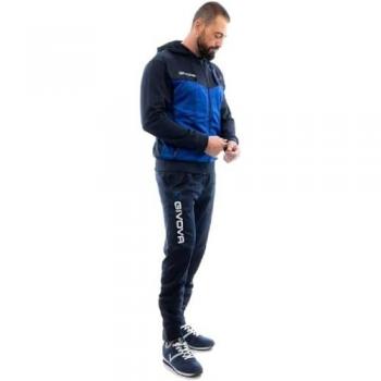 5XL Men’s Givova Visa Melange Blue Track Suit – Blue Variant