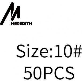 MEREDITH 50Pcs Fast Clip Lock Fishing Swivels