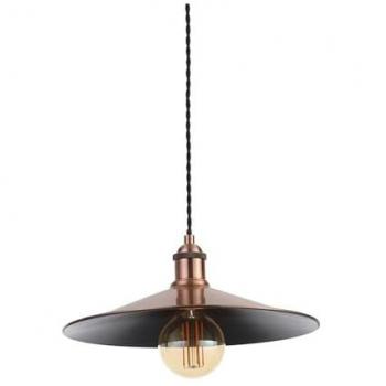 Lámpara Forum Rigel Cuero Cobre Grande