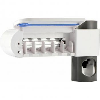 Automatic Toothpaste Dispenser with UV Toothbrush Sterilizer