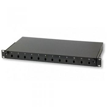 Cassetto Rack 19'' Fibra Ottica 12 Porte ST Simplex
