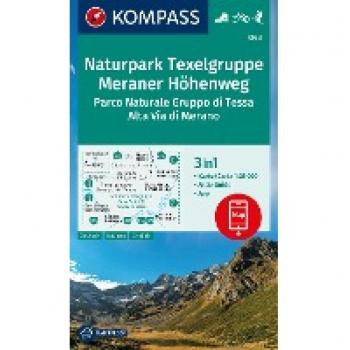 KOMPASS Wanderkarte 043 Naturpark Texelgruppe, Meraner Höhenweg