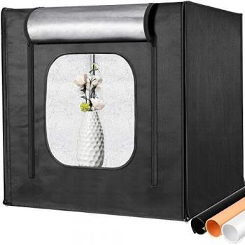 Kit Fotografia Neewer Tenda 50x50 cm – Luce SMD 50, Fondali colorati