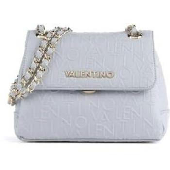 Borsa Valentina Schoudertas Relax Flap Bag Avion Blu