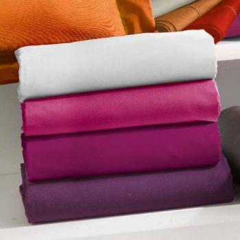 Drap plat Today, 100% Coton, Réglisse, 180x290 cm