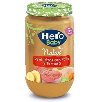 Tarrito Hero Baby Pollo Ternera Verdura 250 Gramos