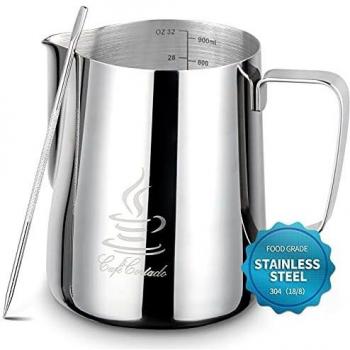 FlamGen Milk Frothing Pitcher Cup 32oz