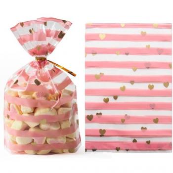 50Pcs Pluim Plastic Zakjes voor Snoep en Snacks
