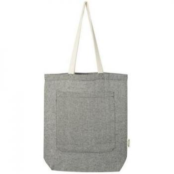 Borsa tote con tasca frontale Pheebs Heather