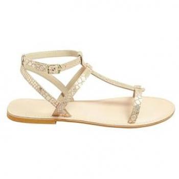 Sandales T-Bar Long Tall Sally, cuir, EU 43