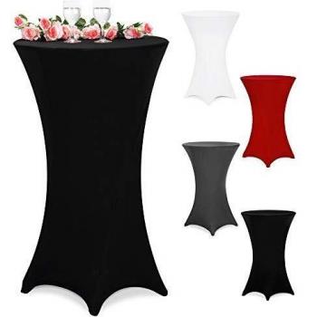 Black Stretch Cover for High Bistro Tables Ø60 cm