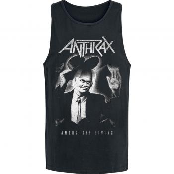 Anthrax ATL Graustufen-Tanktop Schwarz (S)