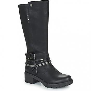 BOTA REFRESH 170185 MUJER NEGRO CON CREMALLERA