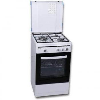 Rommer Cocina VCH350FG Gas Butano Blanca 3 Fuegos Horno Gas