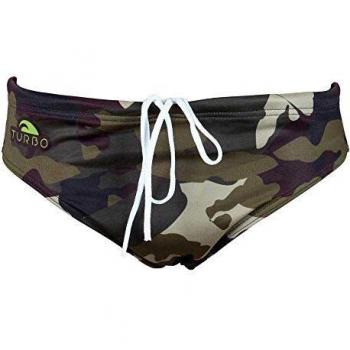 Turbo Commando Khaki Men’s Swimming Brief – S Size