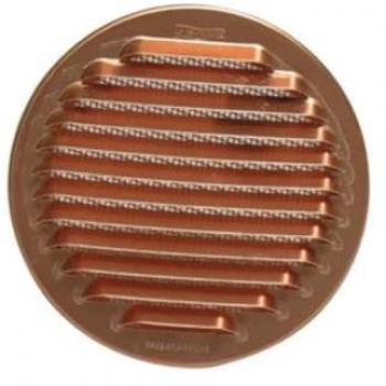 Ventilation Ronde Cuivrée 115 mm – Grille encastrable à mailles intérieures et extérieures