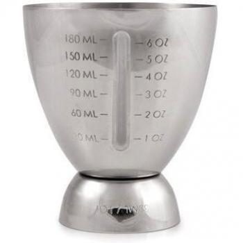 True Vista Dual-Measure Cocktail Jigger – Silver Edition