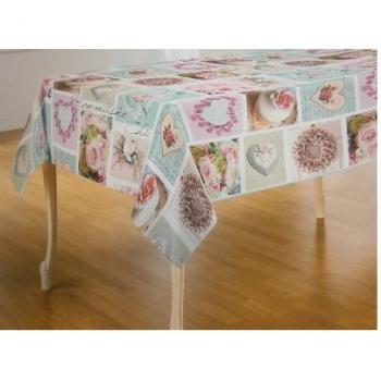 CIRAD Sets de table Love anti-taches Couleurs printanières